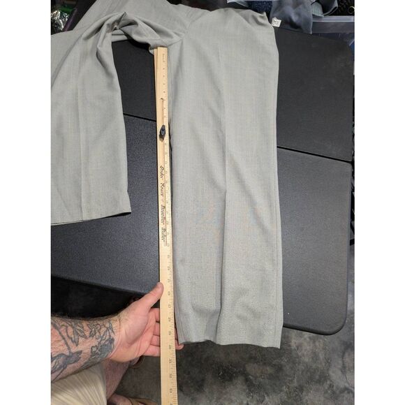 Larry Levine Suits Gray Dress Pants Women's 14 - Picture 7 of 8